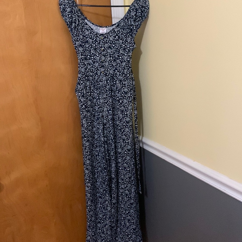 Beautiful belted jumpsuit.